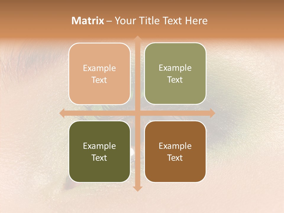 Eyebrow Paint Shot PowerPoint Template