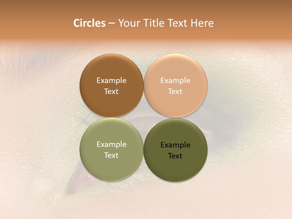 Eyebrow Paint Shot PowerPoint Template