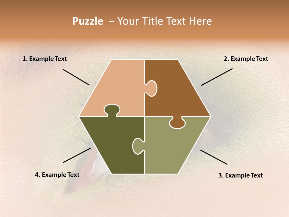 Eyebrow Paint Shot PowerPoint Template