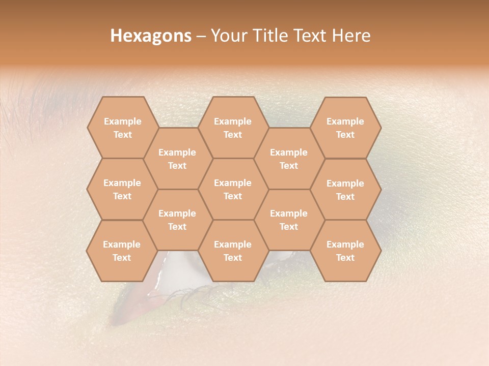 Eyebrow Paint Shot PowerPoint Template