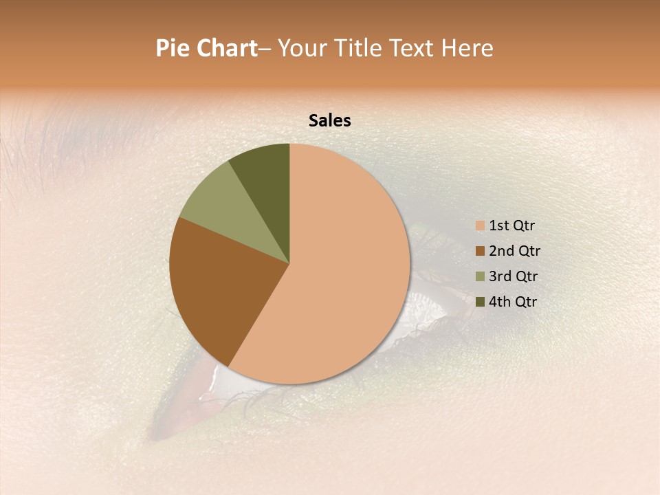 Eyebrow Paint Shot PowerPoint Template