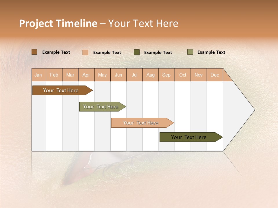 Eyebrow Paint Shot PowerPoint Template