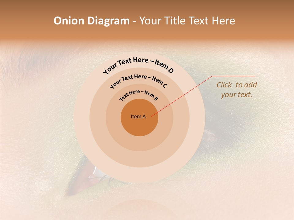 Eyebrow Paint Shot PowerPoint Template