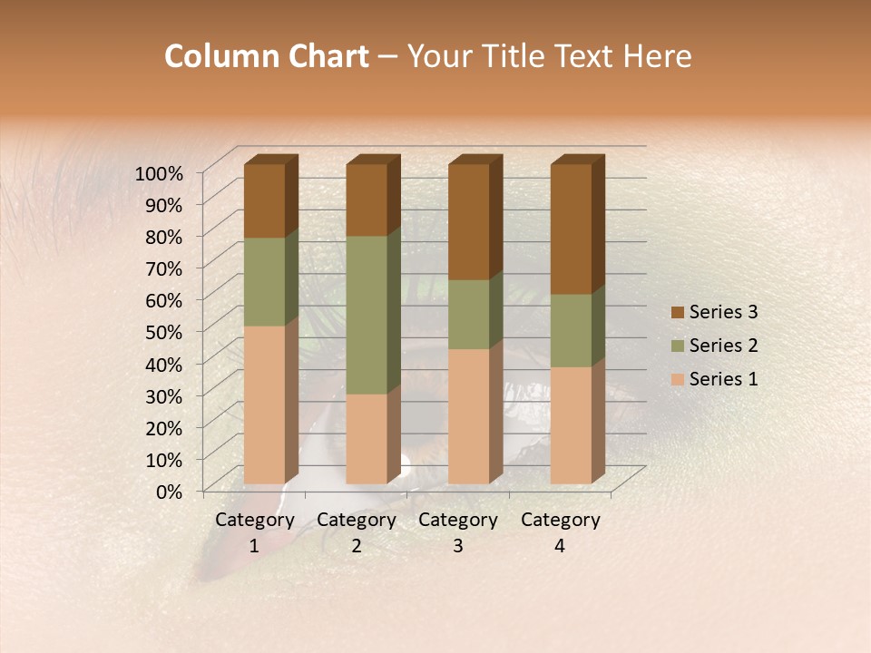 Eyebrow Paint Shot PowerPoint Template