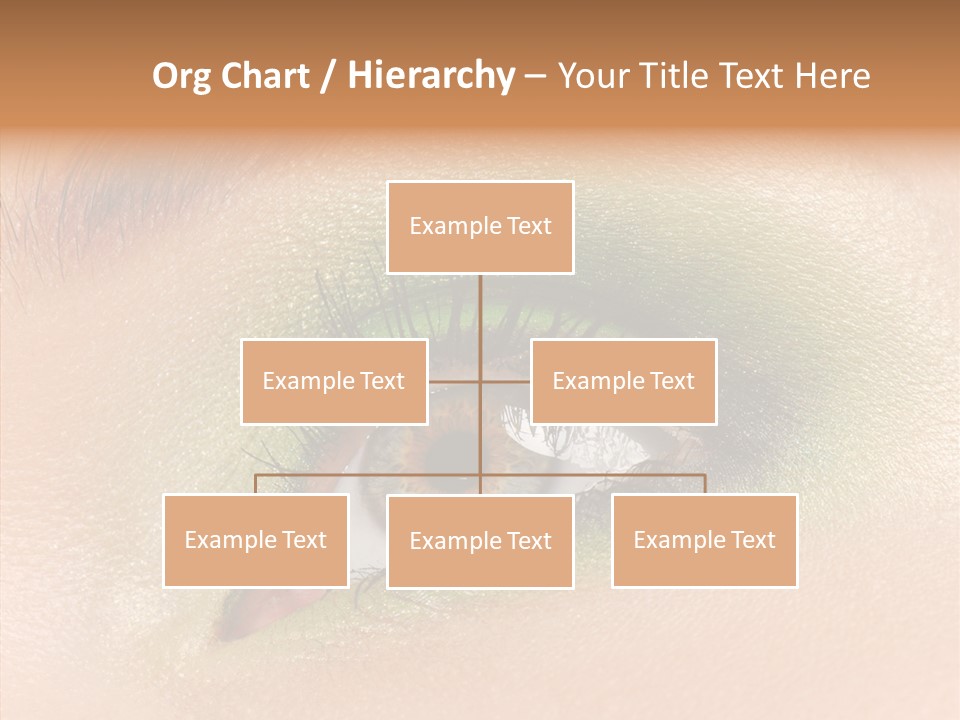Eyebrow Paint Shot PowerPoint Template