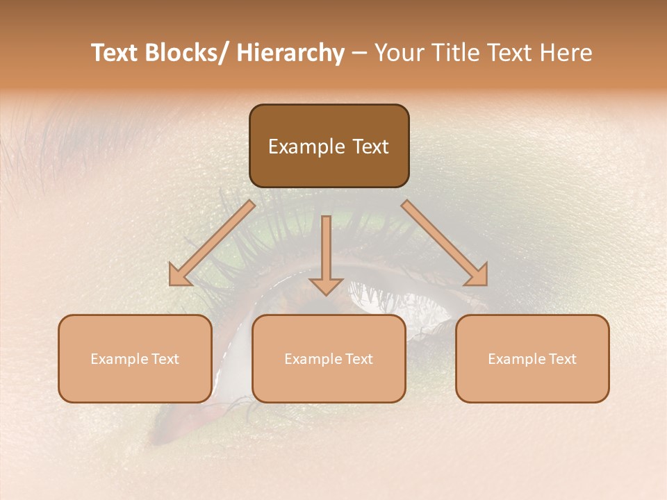 Eyebrow Paint Shot PowerPoint Template