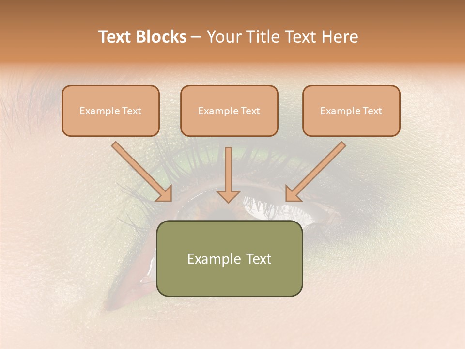 Eyebrow Paint Shot PowerPoint Template