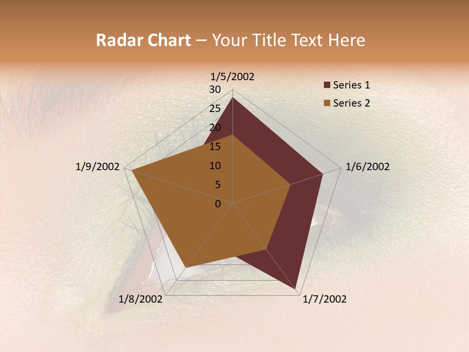 Eyebrow Paint Shot PowerPoint Template