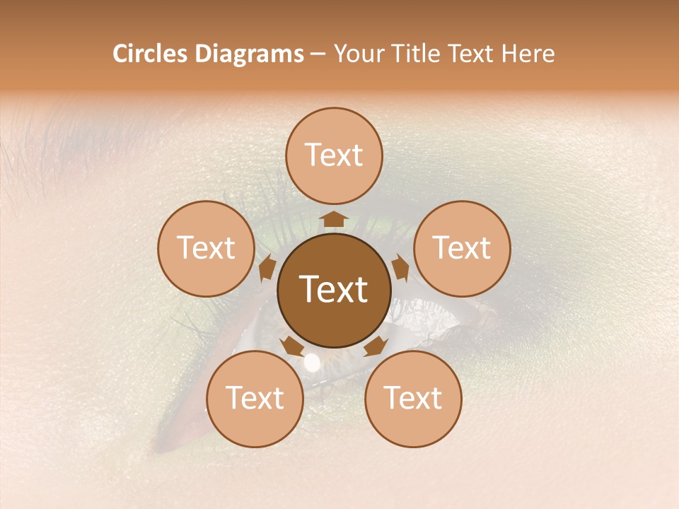 Eyebrow Paint Shot PowerPoint Template