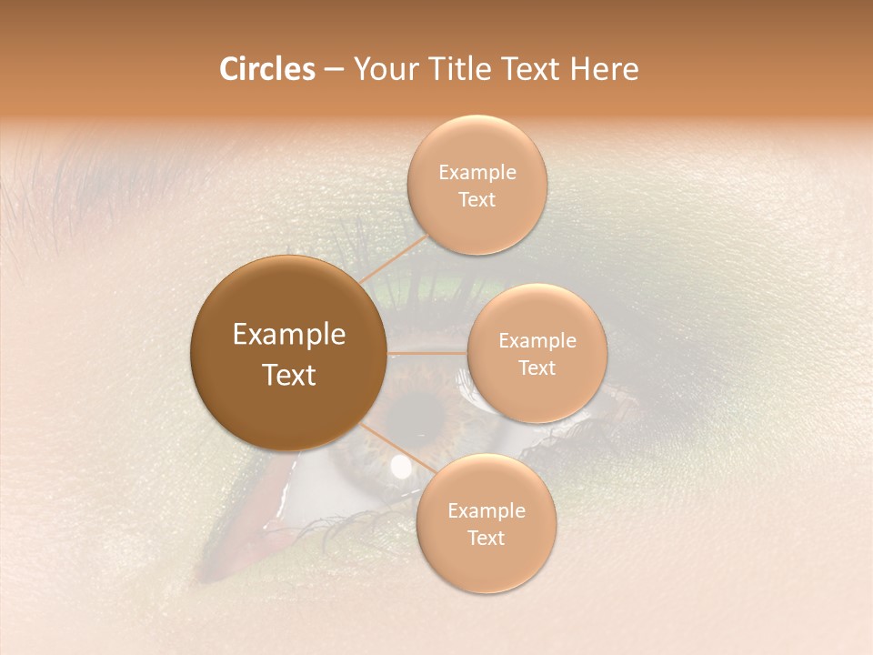 Eyebrow Paint Shot PowerPoint Template