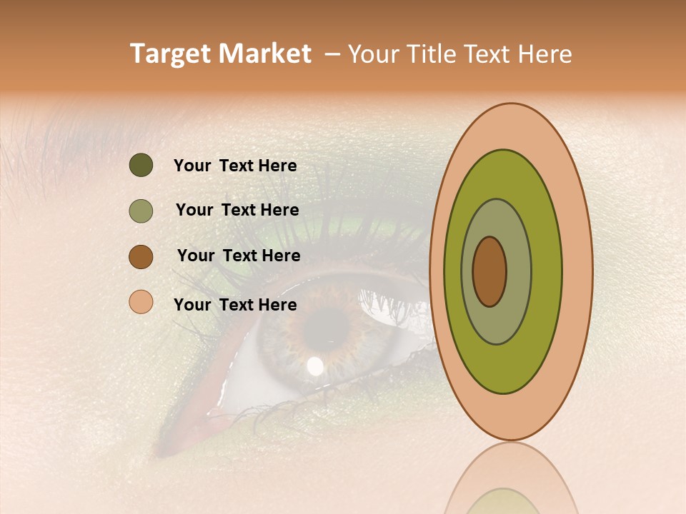 Eyebrow Paint Shot PowerPoint Template