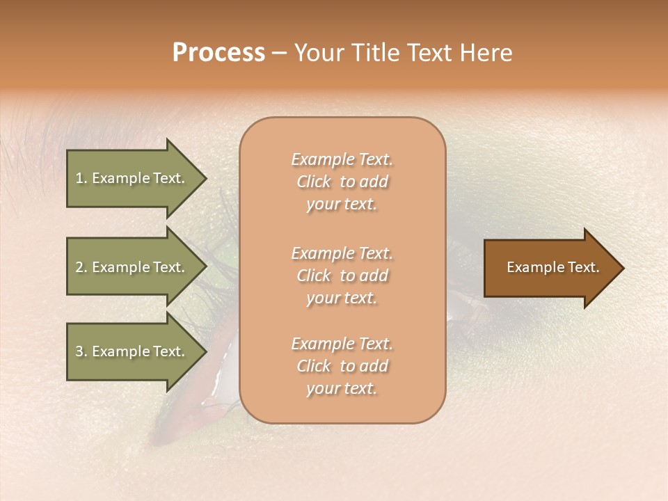 Eyebrow Paint Shot PowerPoint Template