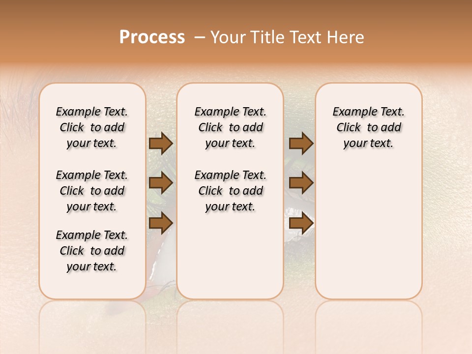 Eyebrow Paint Shot PowerPoint Template