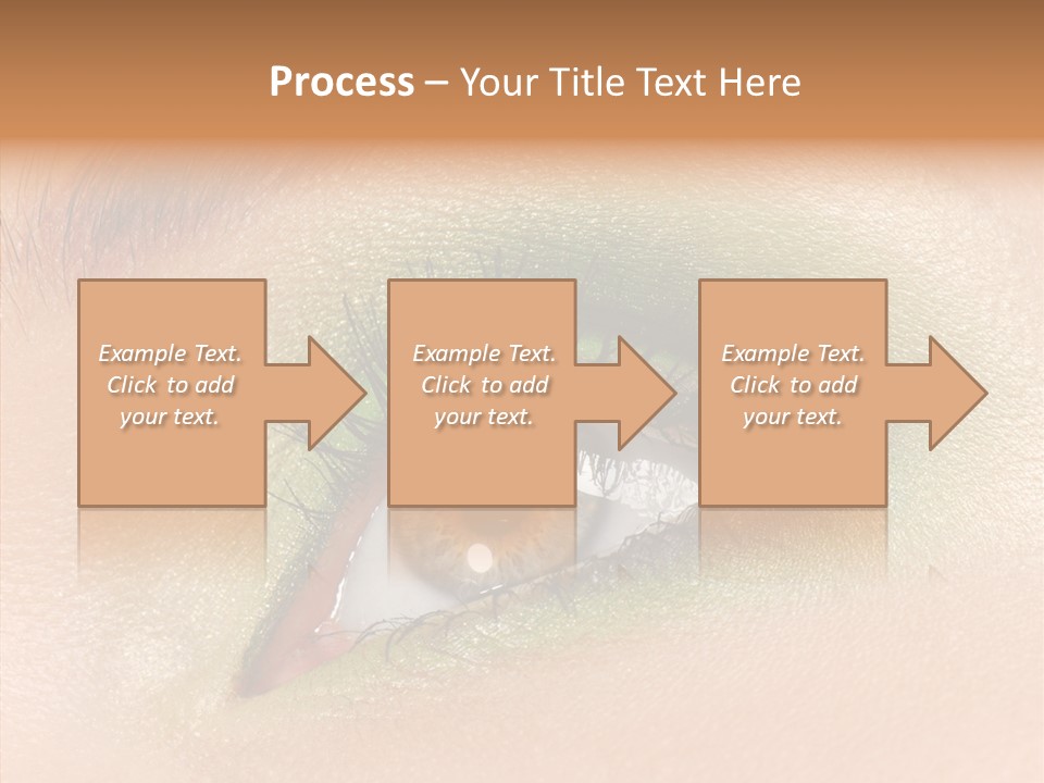 Eyebrow Paint Shot PowerPoint Template