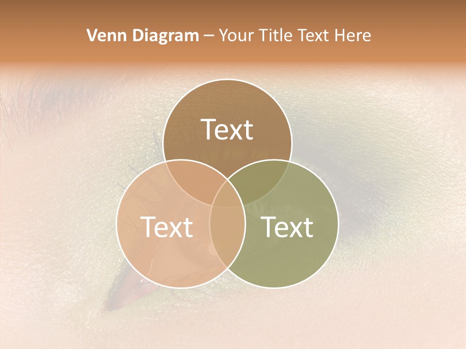 Eyebrow Paint Shot PowerPoint Template