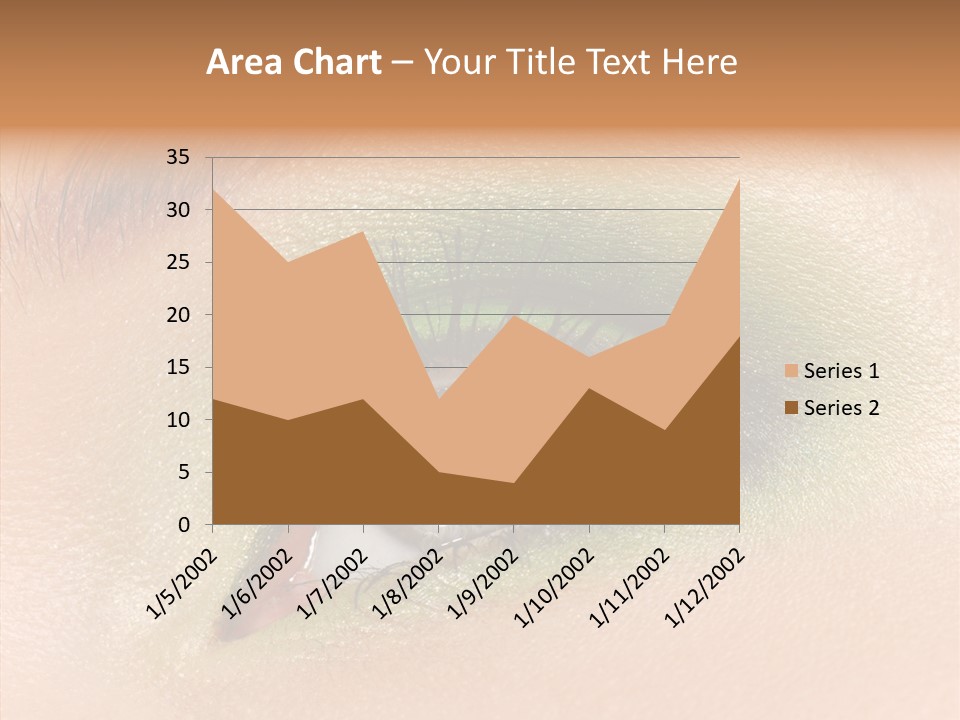 Eyebrow Paint Shot PowerPoint Template
