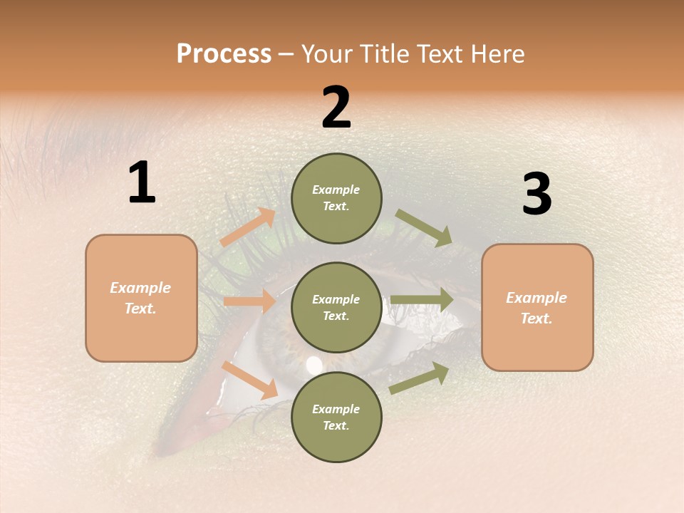 Eyebrow Paint Shot PowerPoint Template