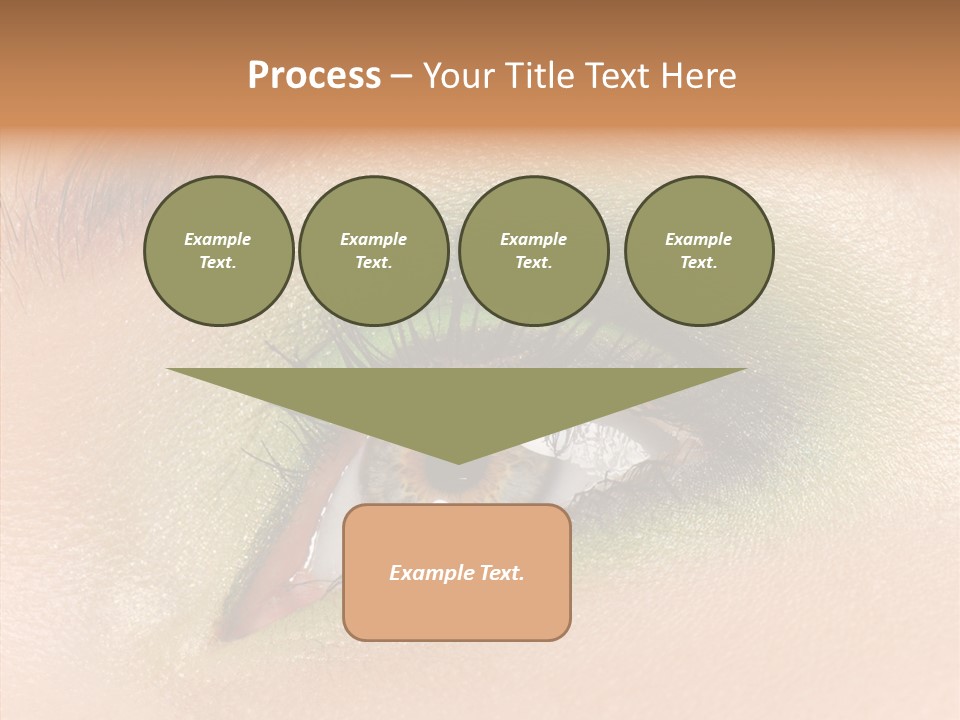 Eyebrow Paint Shot PowerPoint Template