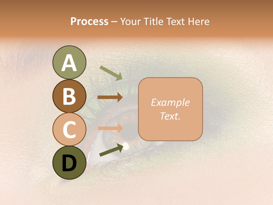 Eyebrow Paint Shot PowerPoint Template
