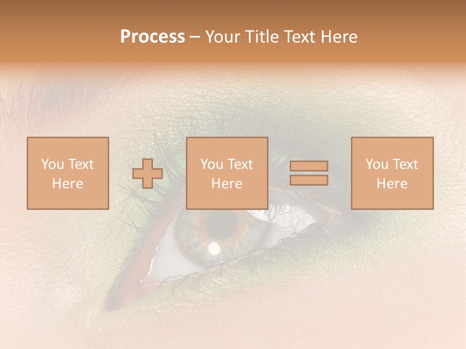 Eyebrow Paint Shot PowerPoint Template