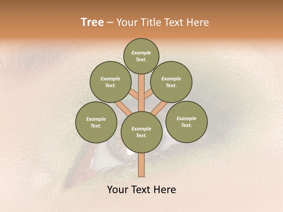 Eyebrow Paint Shot PowerPoint Template