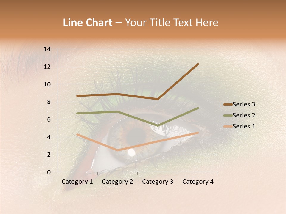 Eyebrow Paint Shot PowerPoint Template