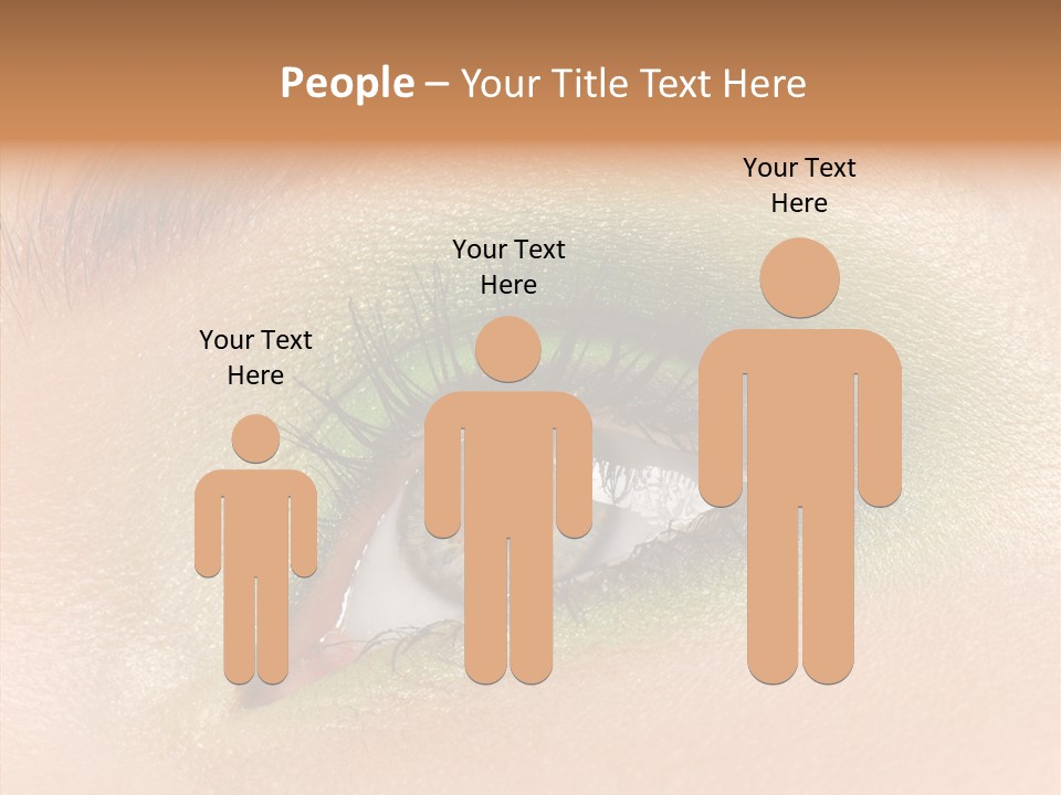 Eyebrow Paint Shot PowerPoint Template