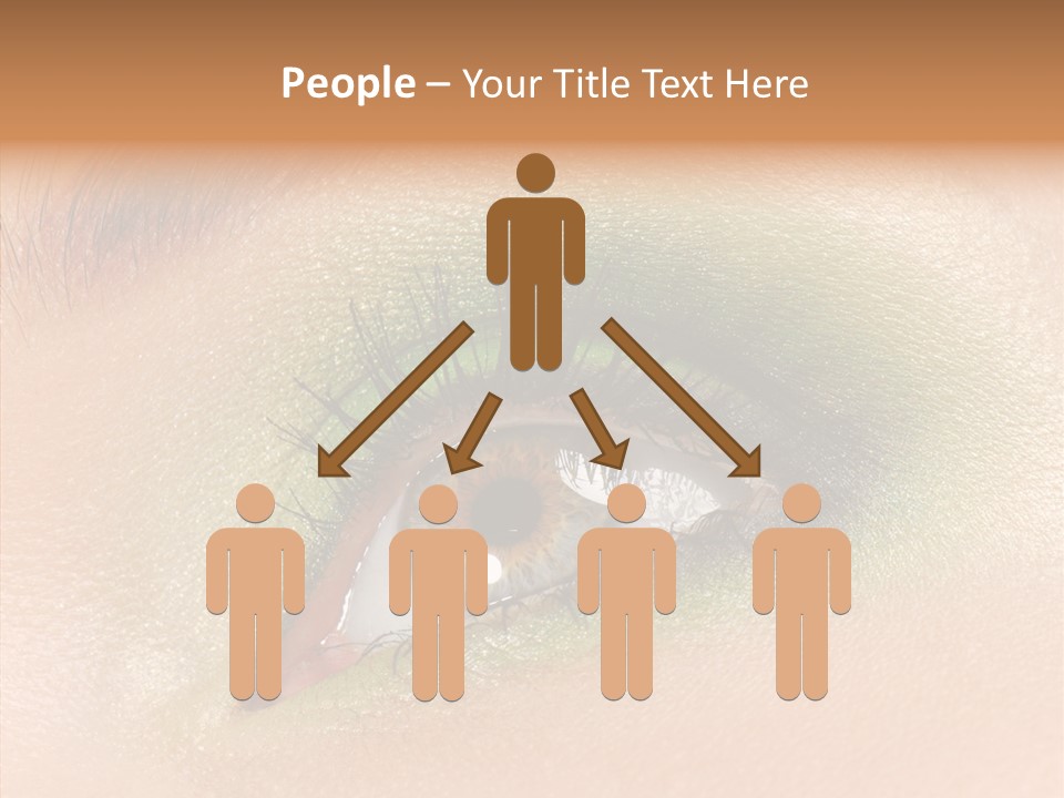 Eyebrow Paint Shot PowerPoint Template