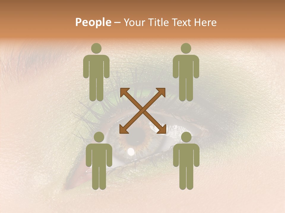 Eyebrow Paint Shot PowerPoint Template