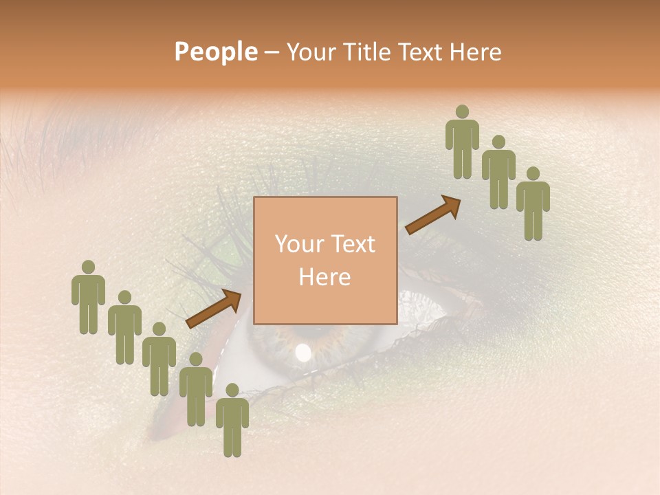 Eyebrow Paint Shot PowerPoint Template