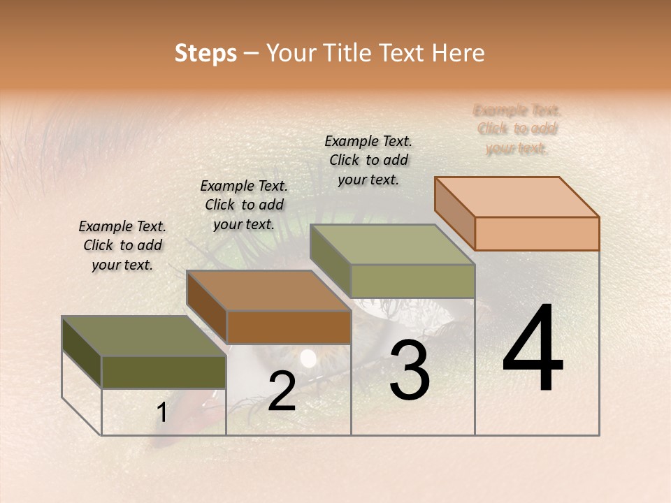 Eyebrow Paint Shot PowerPoint Template