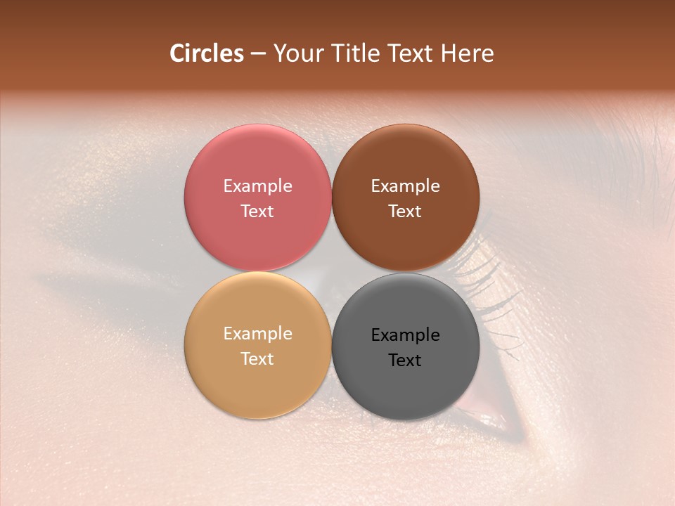 Ceremonial Makeup Beautiful PowerPoint Template