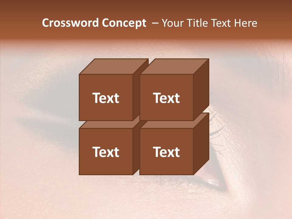 Ceremonial Makeup Beautiful PowerPoint Template