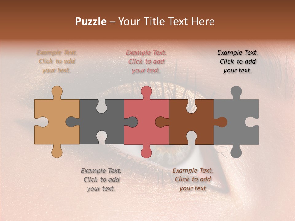 Ceremonial Makeup Beautiful PowerPoint Template