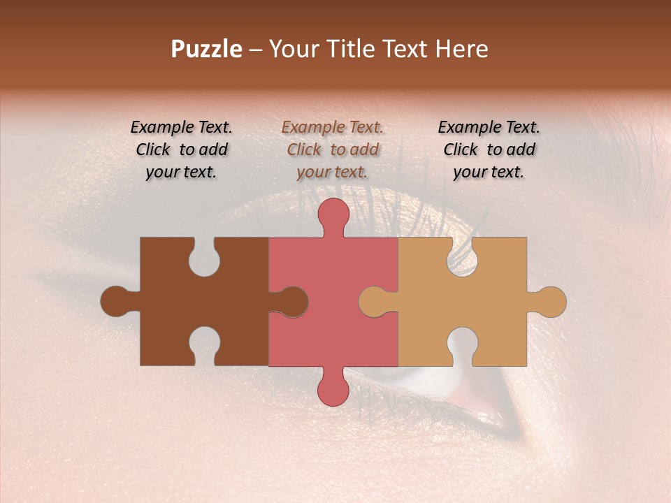 Ceremonial Makeup Beautiful PowerPoint Template