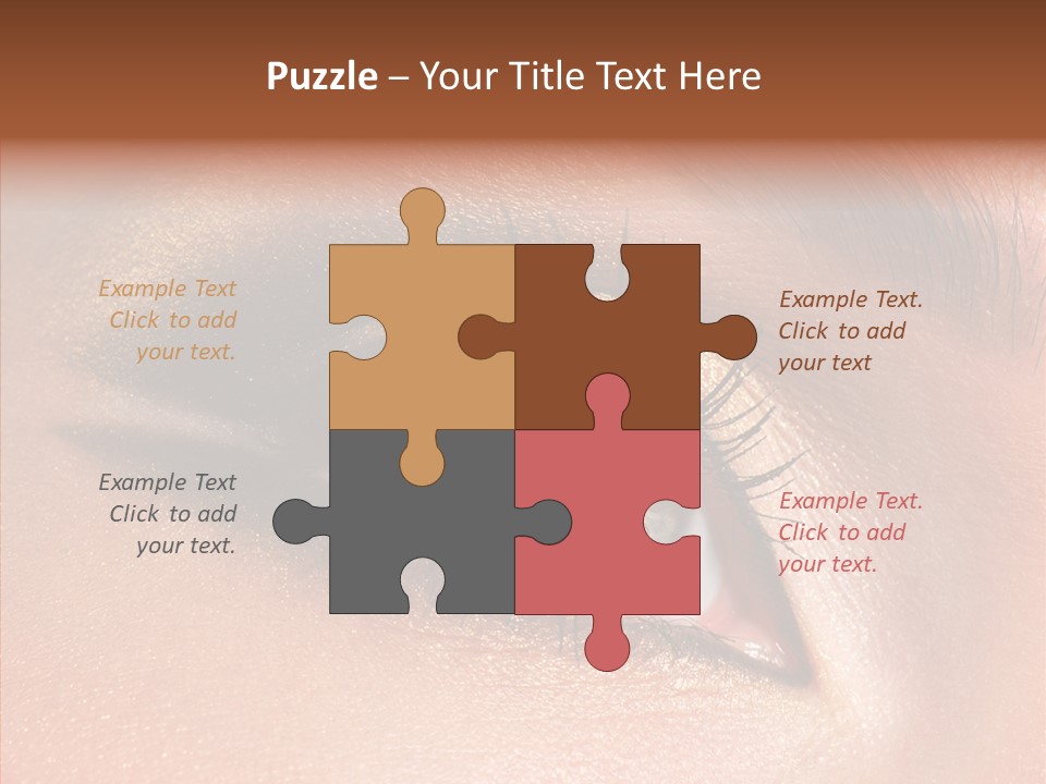 Ceremonial Makeup Beautiful PowerPoint Template