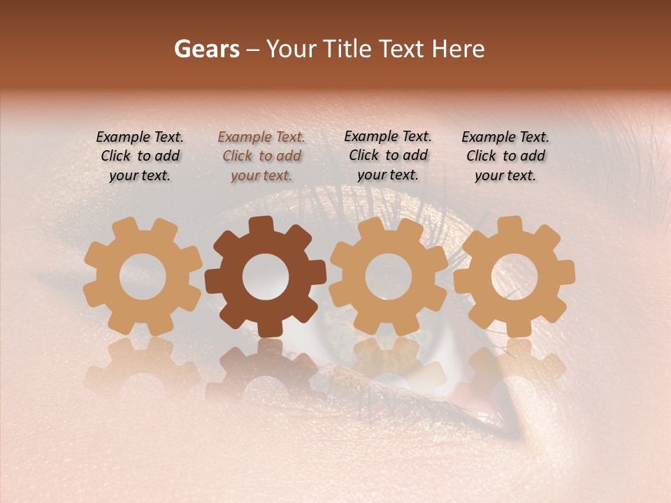 Ceremonial Makeup Beautiful PowerPoint Template