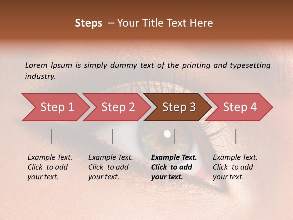 Ceremonial Makeup Beautiful PowerPoint Template