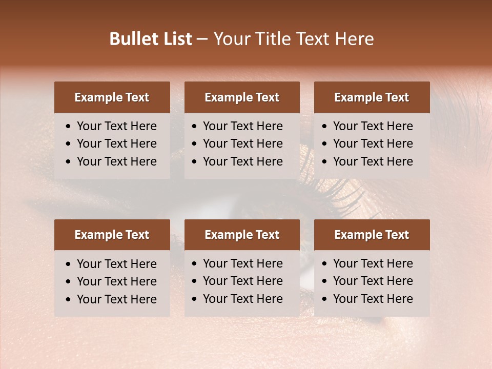 Ceremonial Makeup Beautiful PowerPoint Template