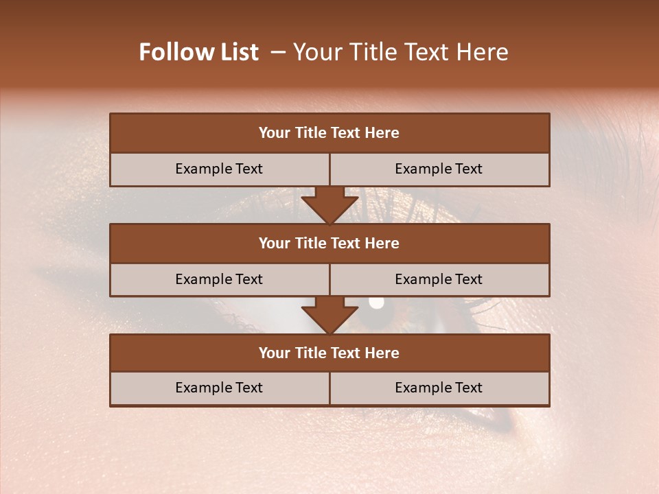 Ceremonial Makeup Beautiful PowerPoint Template