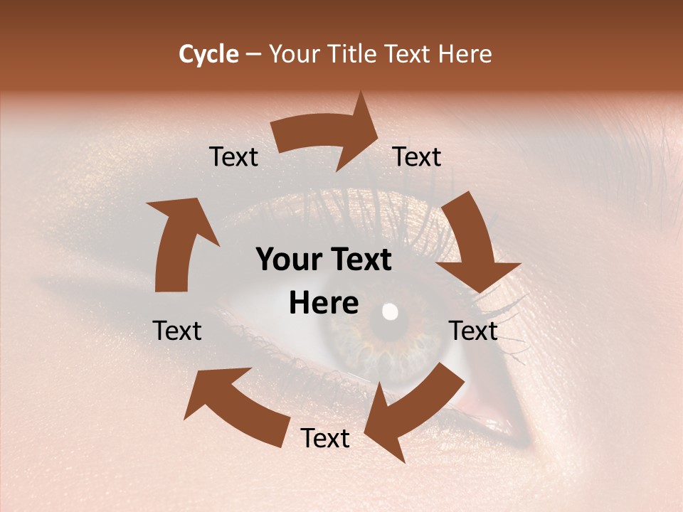 Ceremonial Makeup Beautiful PowerPoint Template