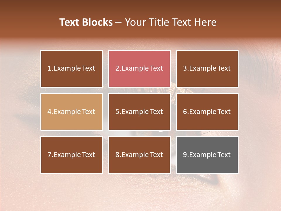 Ceremonial Makeup Beautiful PowerPoint Template