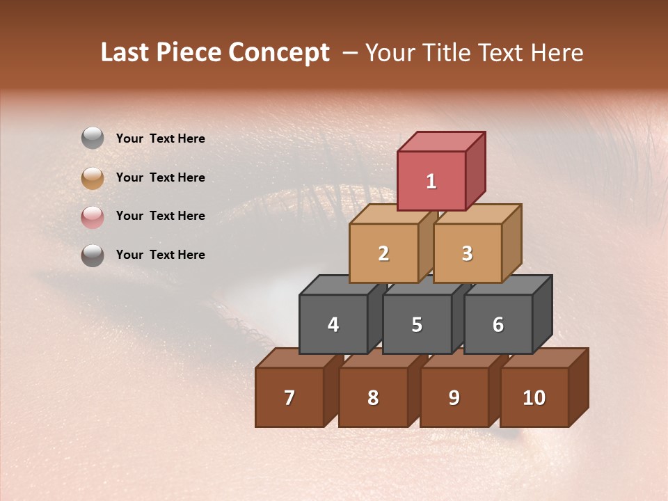 Ceremonial Makeup Beautiful PowerPoint Template