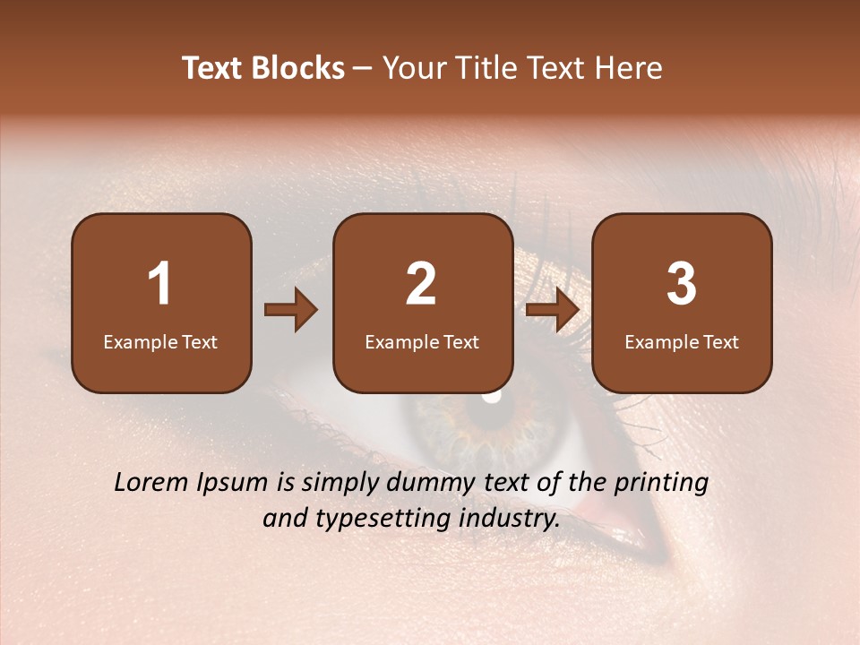 Ceremonial Makeup Beautiful PowerPoint Template