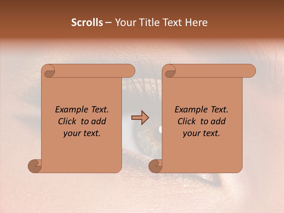 Ceremonial Makeup Beautiful PowerPoint Template