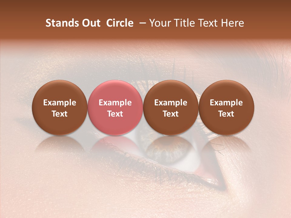 Ceremonial Makeup Beautiful PowerPoint Template