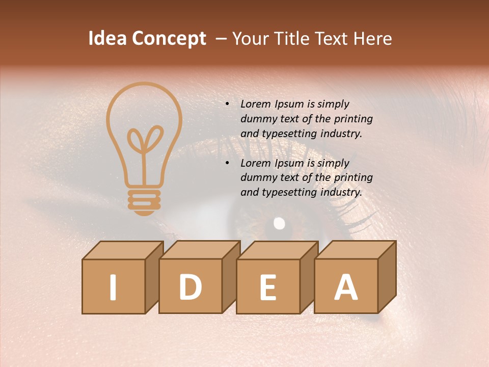 Ceremonial Makeup Beautiful PowerPoint Template