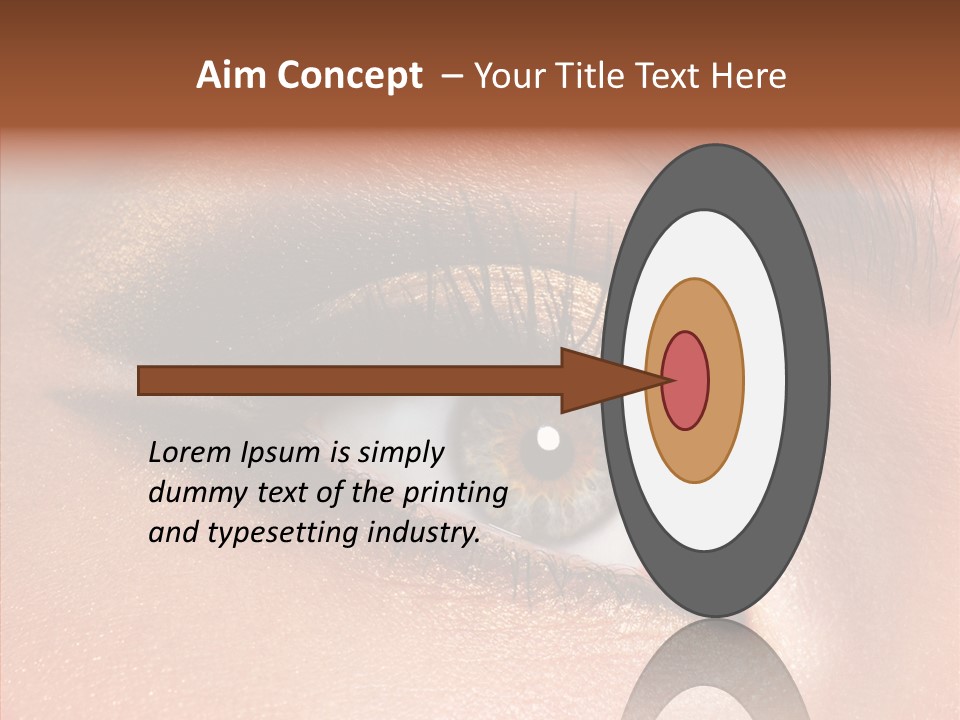 Ceremonial Makeup Beautiful PowerPoint Template