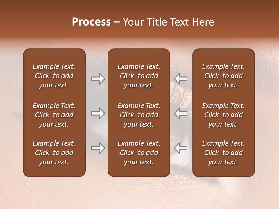 Ceremonial Makeup Beautiful PowerPoint Template