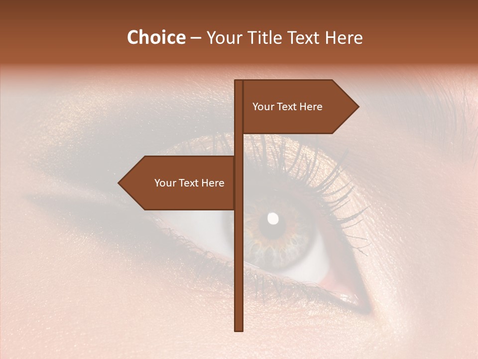 Ceremonial Makeup Beautiful PowerPoint Template